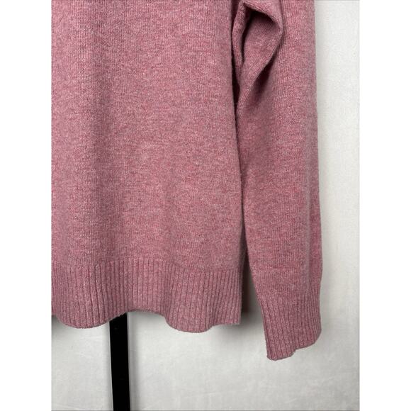 J. Crew Men’s Supersoft Lambswool Blend Crewneck Sweater Large Light Red Preppy - Picture 6 of 13